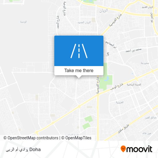 وادي أم الربى map