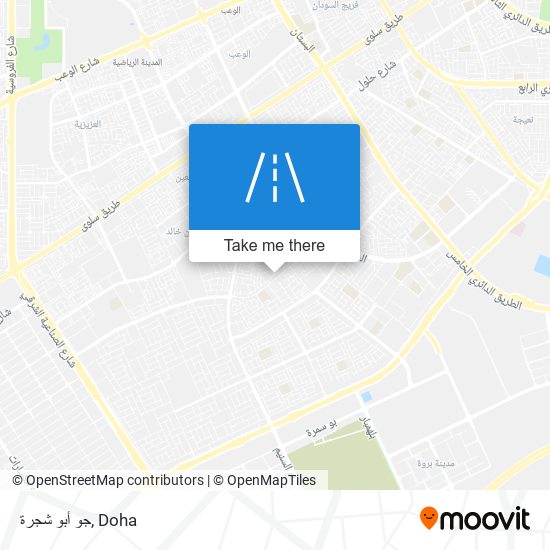 جو أبو شجرة map