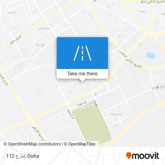 شارع 112 map