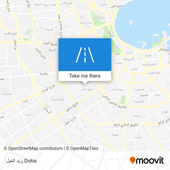 زيد الخيل map