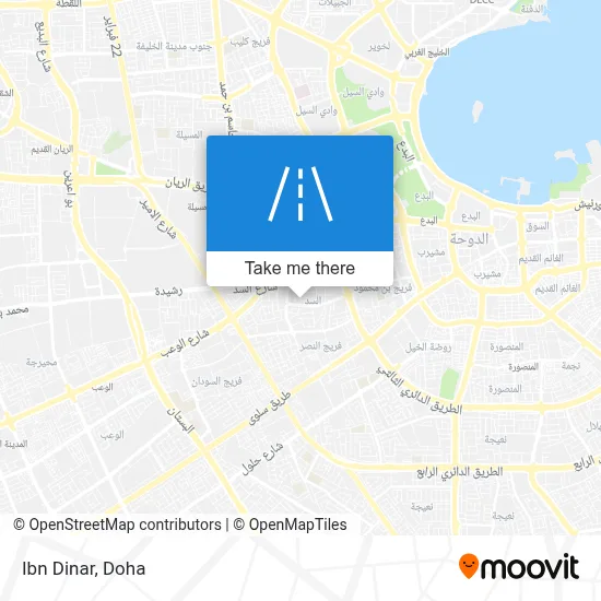 ابن دينار map