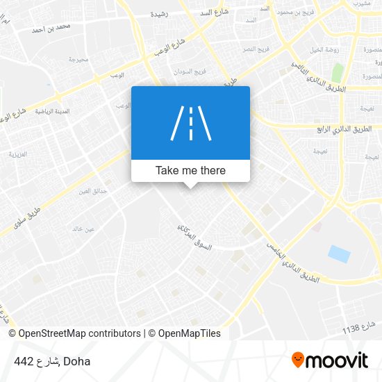 شارع 442 map