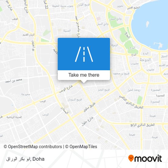 ابو بكر الوراق map