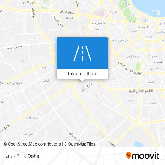 ابن البحتري map