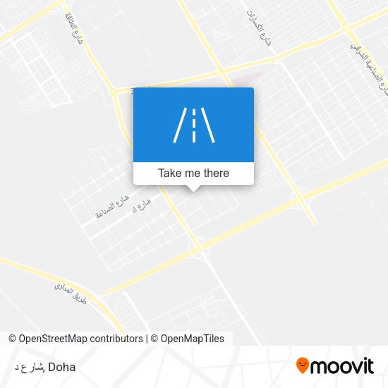 شارع د map