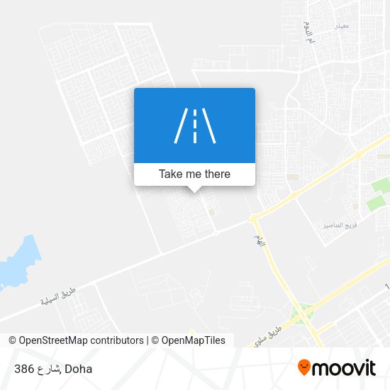 شارع 386 map