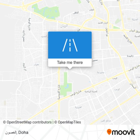 الغصون map