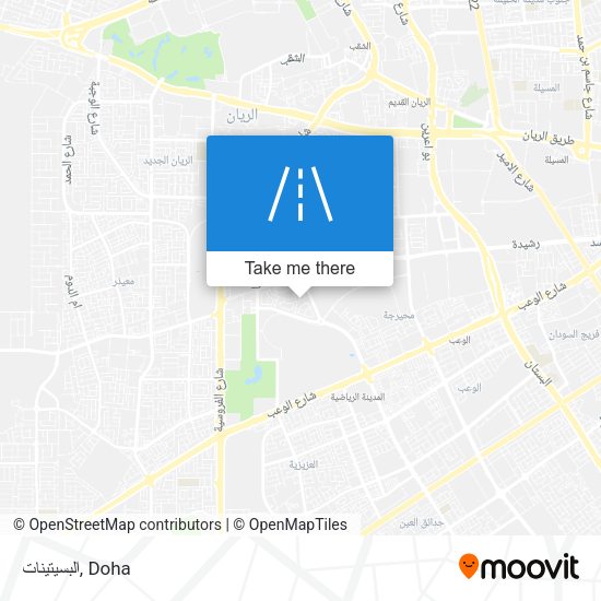 البسيتينات map