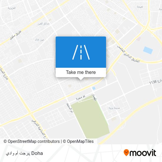 برجت أم وادي map