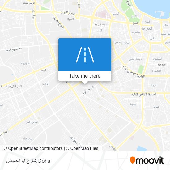 شارع ابا الحميض map
