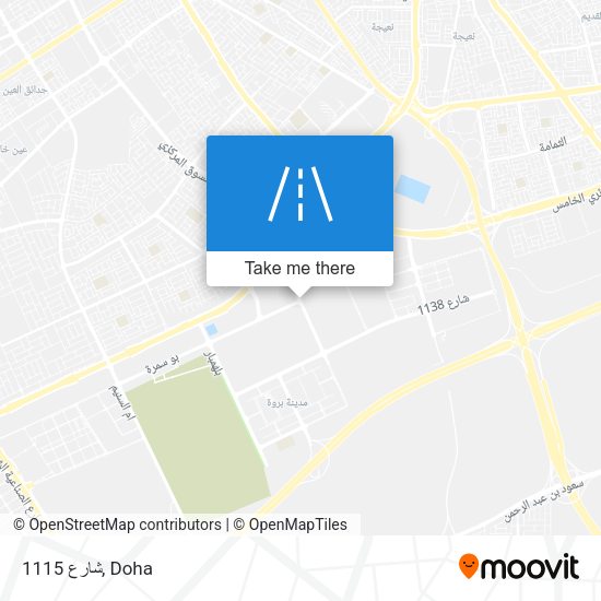 شارع 1115 map