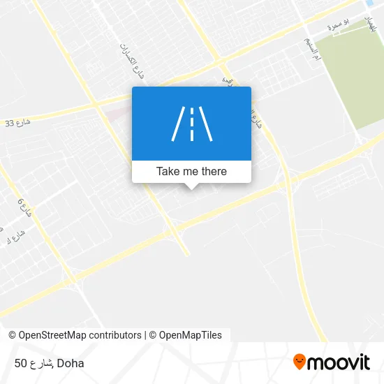 شارع 50 map