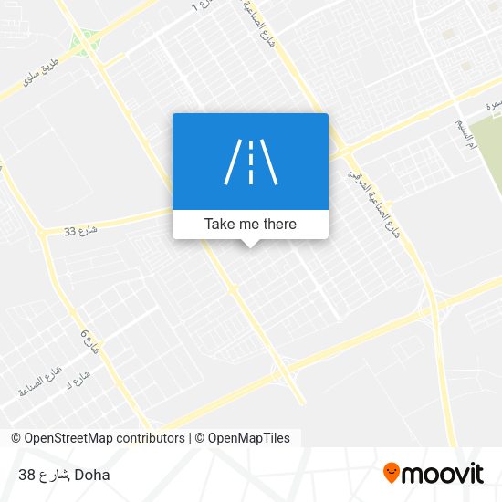 شارع 38 map