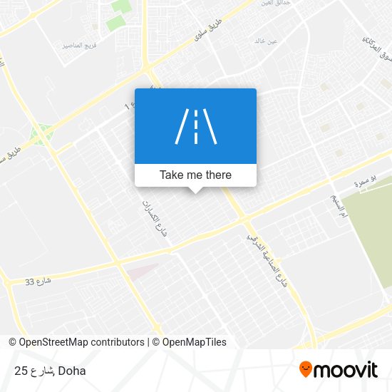 شارع 25 map