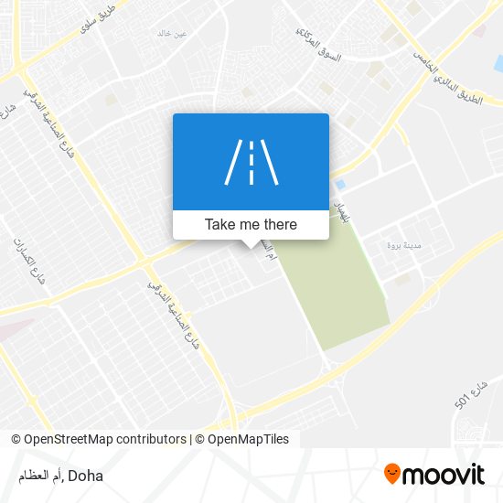 أم العظام map