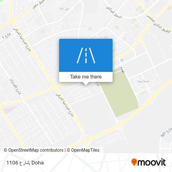 شارع 1106 map