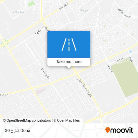 شارع 30 map