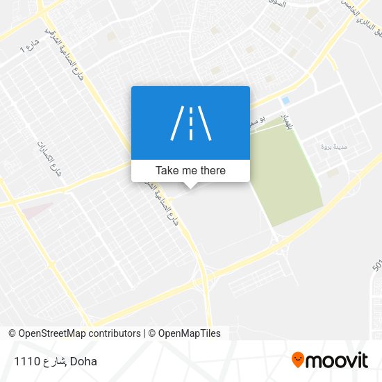 شارع 1110 map