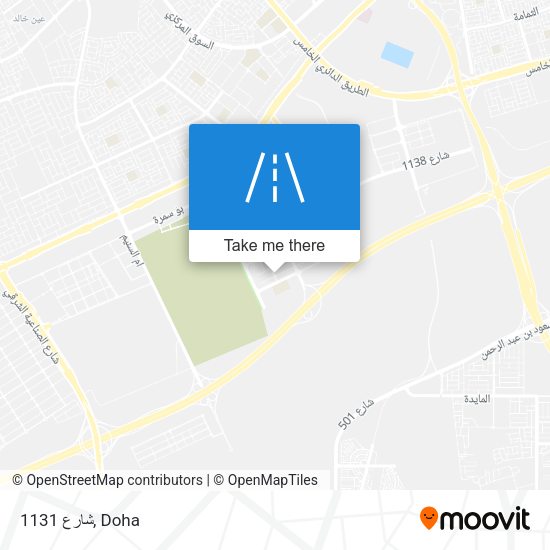 شارع 1131 map
