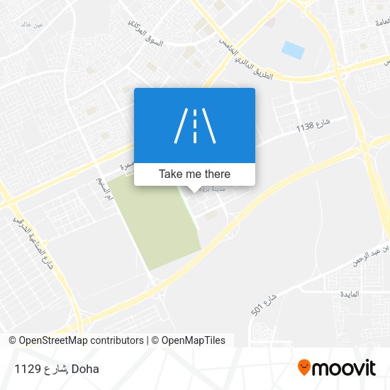 شارع 1129 map