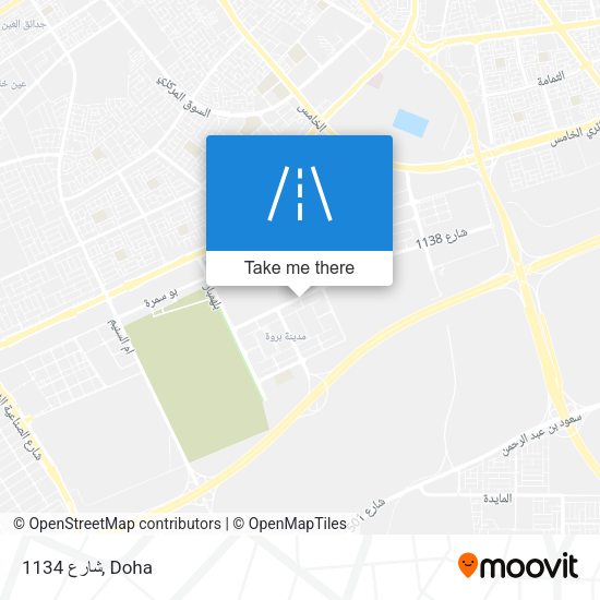 شارع 1134 map