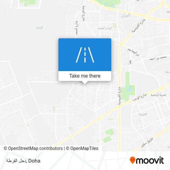 دحل القرطة map