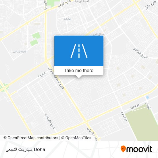 سيدريات النهيعي map