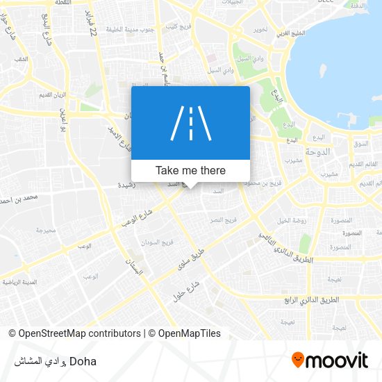 وادي المشاش map