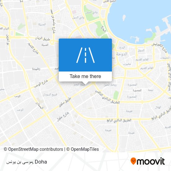 موسى بن يونس map