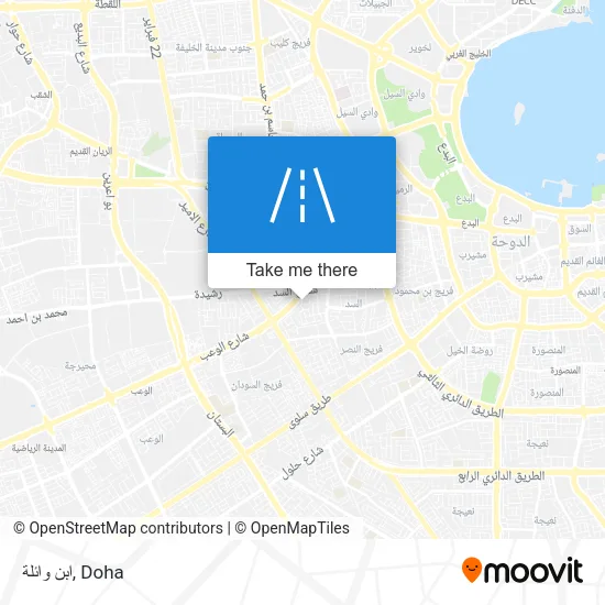 ابن وائلة map