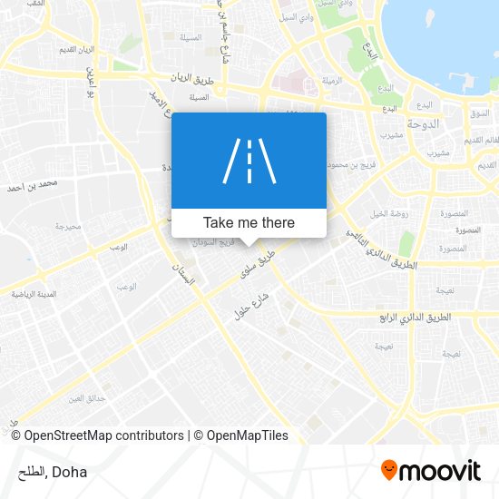 الطلح map