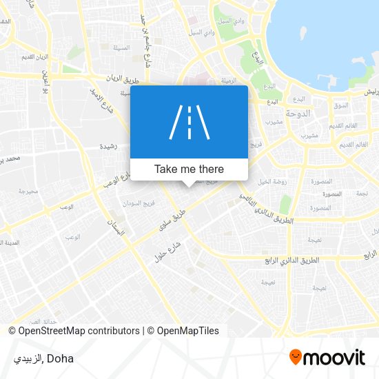 الزبيدي map