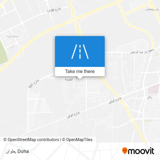 حلوان map