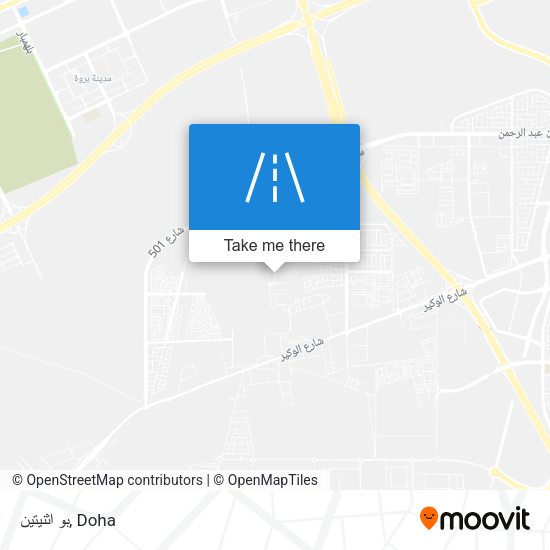 بو اثنيتين map
