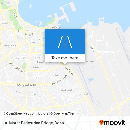 Al Matar Pedestrian Bridge map