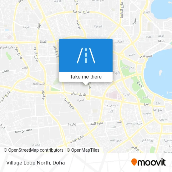 Village Loop North map