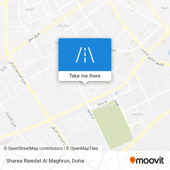 Sharea Rawdat Al Maghrun map