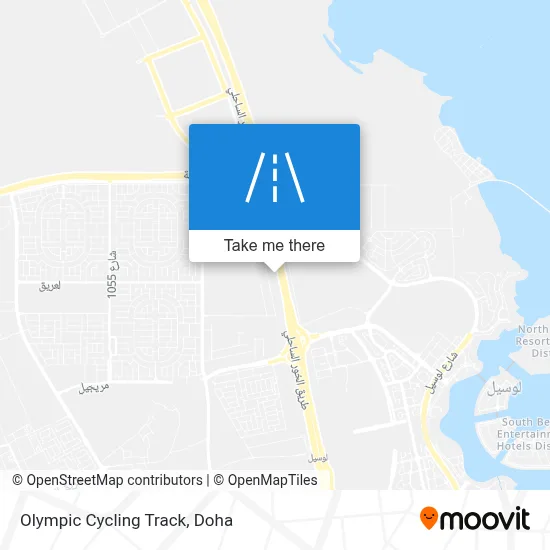 Olympic Cycling Track map