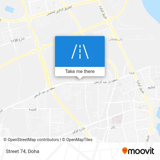 Street 74 map