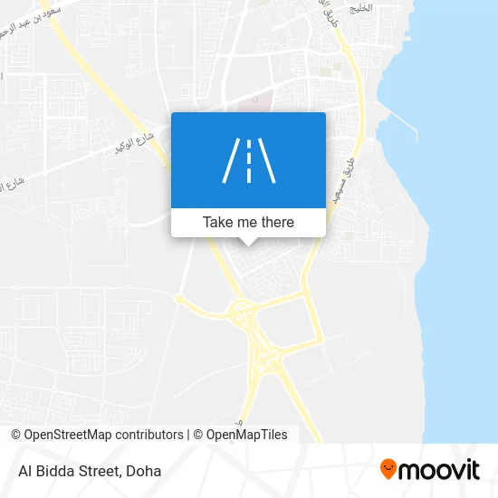 Al Bidda Street map