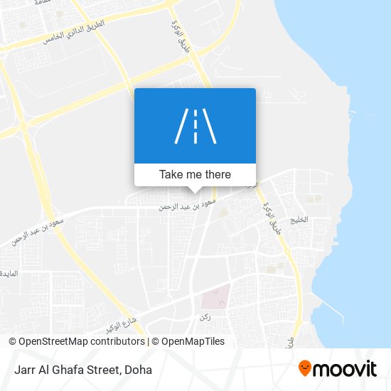 Jarr Al Ghafa Street map