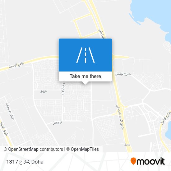 شارع 1317 map