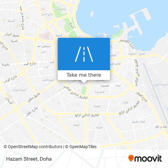 Hazam Street map