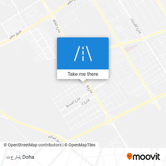 شارع ت map