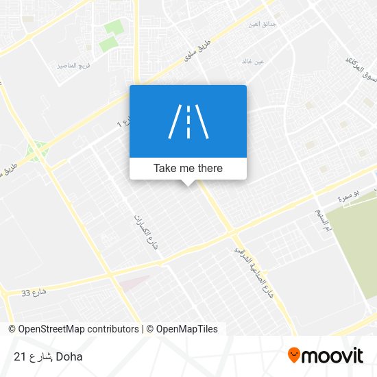 شارع 21 map