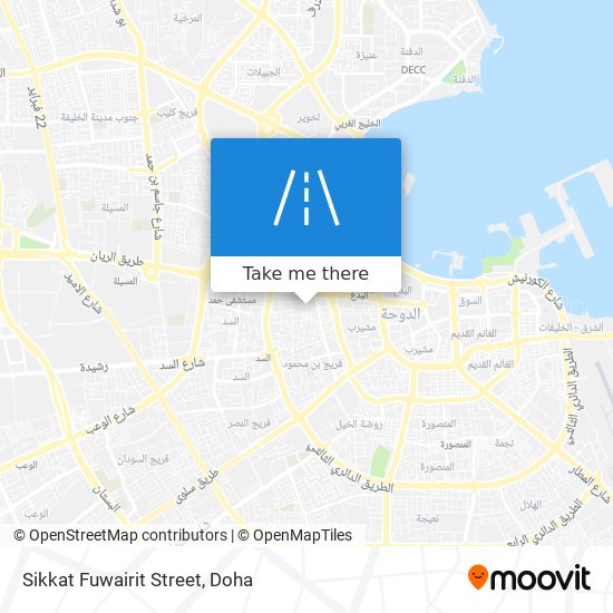 Sikkat Fuwairit Street map