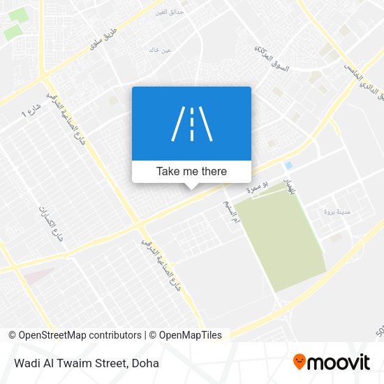 Wadi Al Twaim Street map