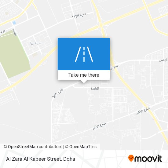 Al Zara Al Kabeer Street map