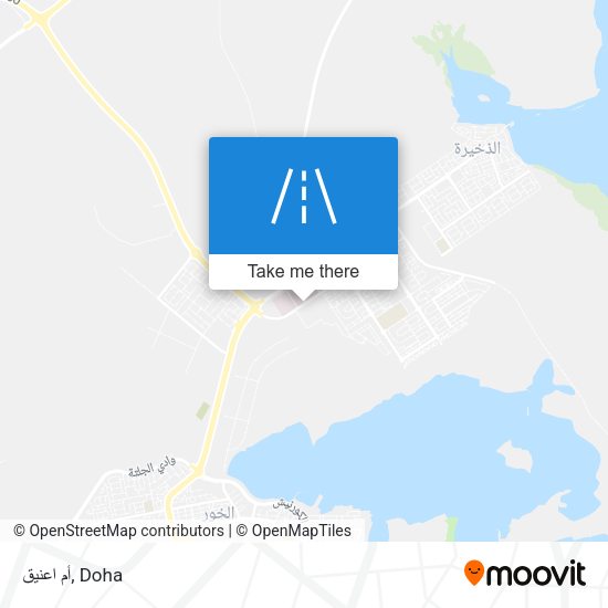 أم اعنيق map