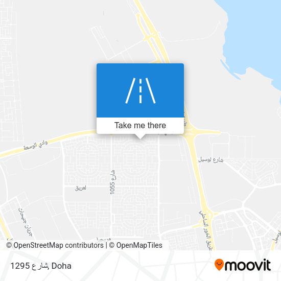 شارع 1295 map